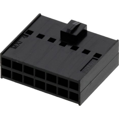 Molex Buchsengehäuse-Kabel Polzahl Gesamt 14 Rastermaß: 2.54 mm 901420014 1 St. Bag (1/2)