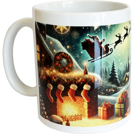 Mug en céramique nuit de noël - CBKreation (1/2)