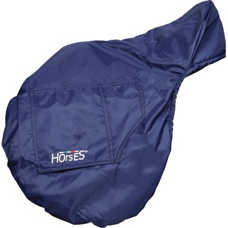 full, Schwarz: Nylon und Fleece Satteldecke innen Horses (1/4)