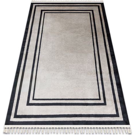 Tappeto AMOUR 53104A beige - Cornice, moderno, elegante beige 98x200 cm