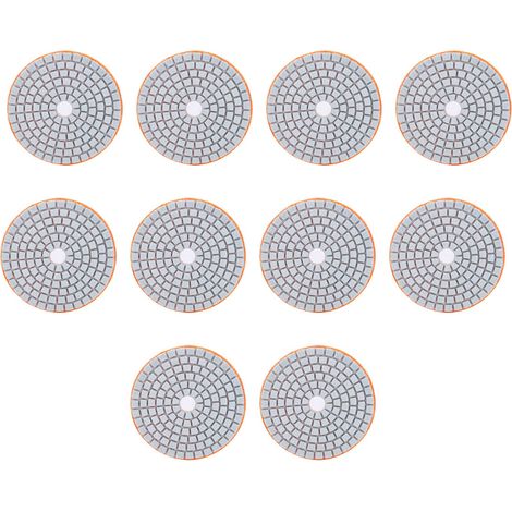 Set di 10 dischi abrasivi da 3 pollici – grana 300 – diamantato – marmo/diamante