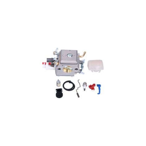 Kit carburateur 9 pièces pour tronçonneuses Husqvarna 340 345 346XP 350 Performance optimale Installation rapide et facile