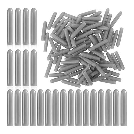 Lot de 50 capuchons de protection pour paniers à vaisselle, Cache-grilles pour lave-vaisselle, Protection antirouille extra-résistante pour tous les paniers à vaisselle (Gris) (1/5)
