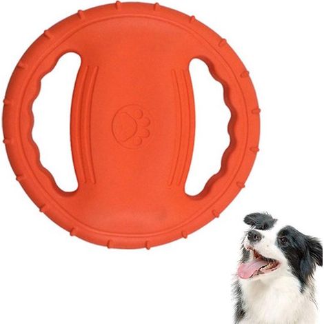Frisbees und Wurfscheiben interaktives Spielzeug für mittelgroße bis große Hunde zum Schwimmen glockenförmiges Hundespielzeug für draußen (1/4)