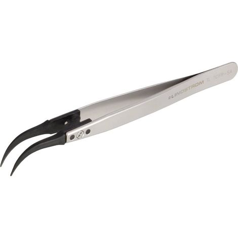 Lindström TL 7CFR-SA ESD Pinzetta 7CF Piatte, piegate 130 mm