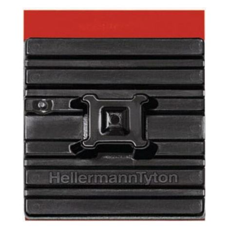 Embase de fixation HellermannTyton FMB4APT-I-PA66HS-BK 151-01527 noir autocollant base flexible, 4 voies 1 pc(s) S903091 (1/5)