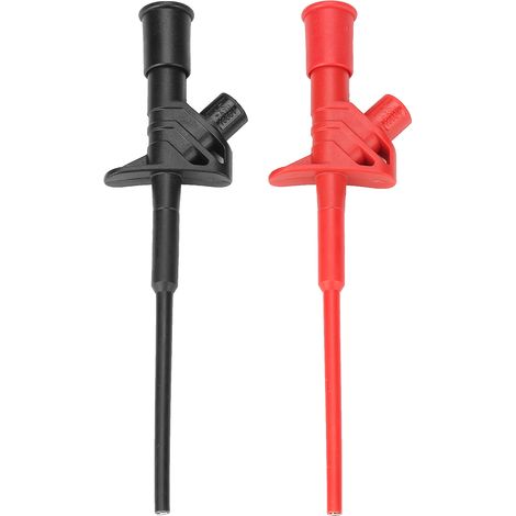 Lot de 2 sondes de test flexibles haute tension P5004, isolées, à connexion rapide et à clip professionnel. (1/5)