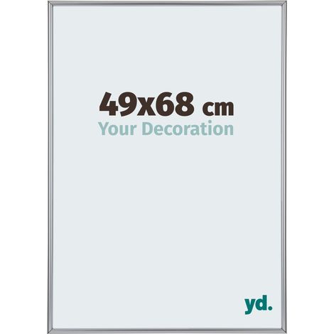 Cadre Puzzle 49x68 cm - Argent Brillant - Plastique - Annecy. (1/5)