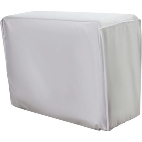 Hotte De Climatisation Climatiseur Pour Fenêtres Poussière D'argent Cache-poussière Pour Climatiseur Couverture Ca Air De Fenêtre L'unité Extérieure Hiver Polyester (1/5)