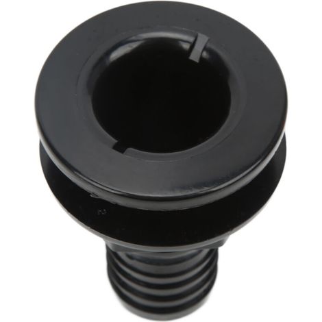 ZJchao Adaptation à la Coque, Connecteur de Coque Abs Abs Connecteur Accessoire 1‑1/2 Pouces à la Ajustement Droit à Travers la Connexion du Tuyau de pour Les Bateaux Marines (Black) (1/5)