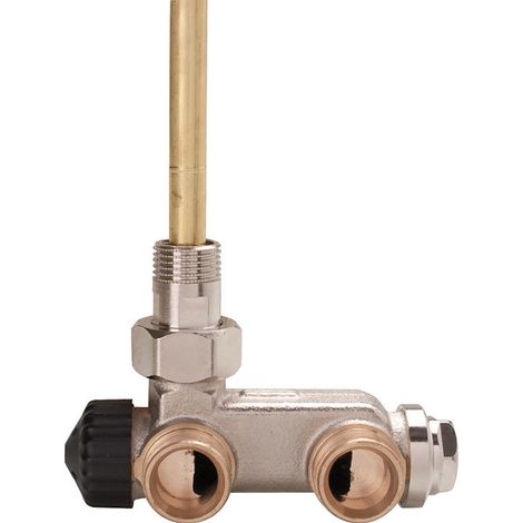 Soupape E-Z avec tube plongueur DN 15 Systeme double tube, forme equerre (1/3)