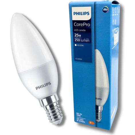 LED-Lampe E14 Kerze 2,8 W = 25 W 250 lm 4000 K Neutralweiß Philips