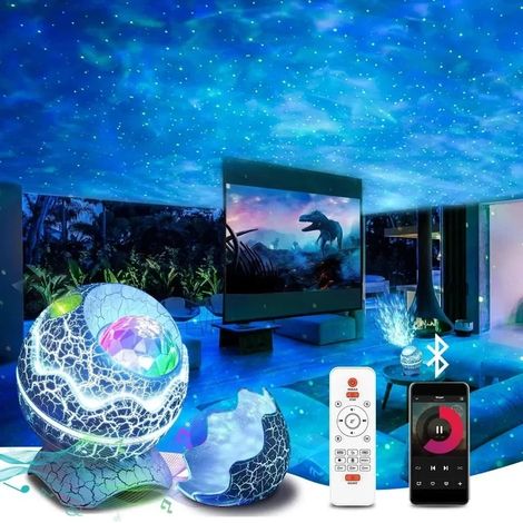 Projecteur Galaxie Œuf de Dinosaure – Lampe Magique Ciel Étoilé (1/5)