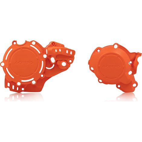 Protections de moteur ACERBIS (protection d'embrayage et d'alternateur) X-POWER KTM SX 250 '19-'22, EXC 250 / 300 '20-'23, HUSQVARNA TE 250 / 300 '20-'23, TC 250 '19-'22 Orange