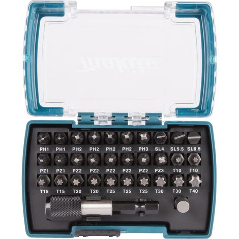 Makita D-74762 Bitset Schrauber Bit Set 32 Teilig (1/4)