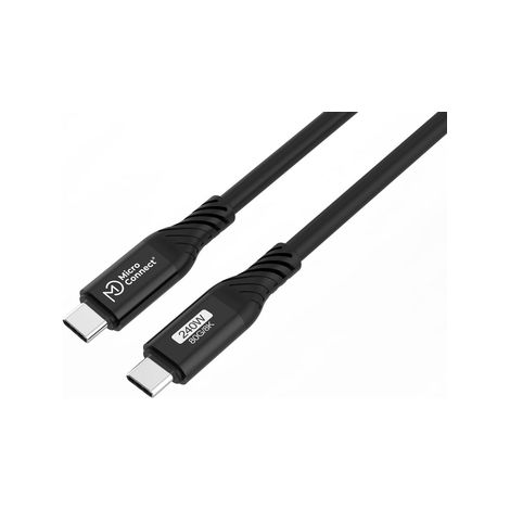 Cable USB4 Gen 3x2 de 240 W y 0,5 m, USB-C, color negro (1/4)