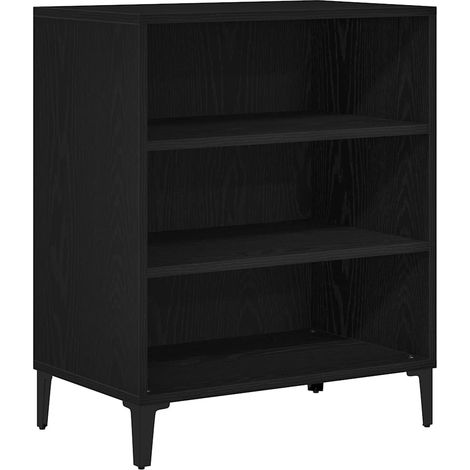 Maison Exclusive - Credenza Rovere Nero 57 x 35 x 70 cm Legno multistrato