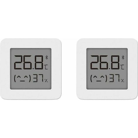 Pour Xiao mi mi hygromètre thermomètre numérique thermomètre Bluetooth professionnel maison humidité intérieure et température mètre pour la mesure de la pièce, 2 pièces (1/5)