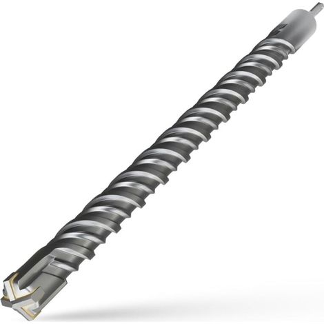 35 x 600mm Drill Bit, Professional Concrete Drill Bit, Ideal for Drilling Stone, Concrete, Natural Stone, Brick Wall MUMU (1/4)