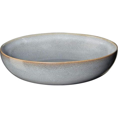Assiette à pâtes, en céramique, 21 cm, Aquasphère. (1/5)