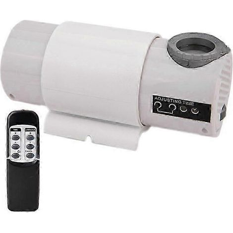 Roman Digitaler LED-Projektions-Tischwecker mit geräuschloser Fernbedienung und Projektor-Drehknopf für Wohnzimmer, Laden und Wandmontage (1/5)