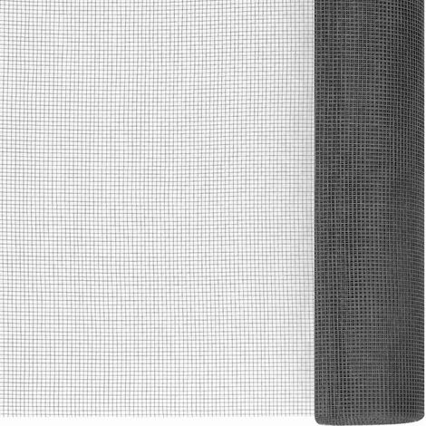 Brise Vue pour Balcon Jardin Terrasse, Écran en treillis, Fibre de verre 112x500 cm Noir OIB2471E (1/5)