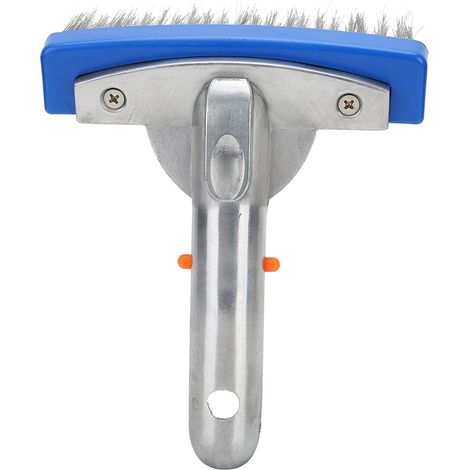 Brosse de piscine en acier inoxydable de 14 cm (5,5 pouces) pour le nettoyage du fond et des parois des spas et bassins