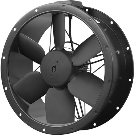 Ventilateur tubulaire alu ATEX, 7590m3/h, 4 pôles, triphasé 230/400V, D 500 mm S&P (UNELVENT) 042947