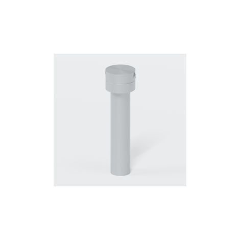 Capot d'admission PO en acier inoxydable POLO-KWL DN 200
