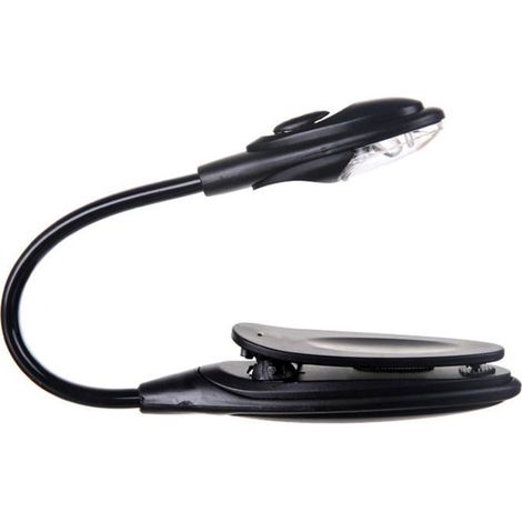 Lampe de lecture portable avec bras flexible et pince intelligente (1/3)