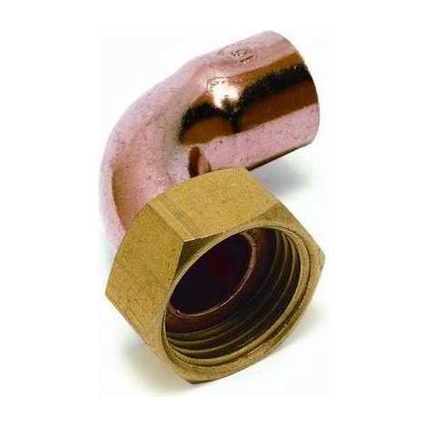 Raccord Comap Kolano 90 degrés cuivre 22 mm