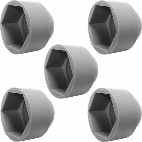 5x cache écrou gris M24 x HEX 36mm capuchon protection bouchon plastique