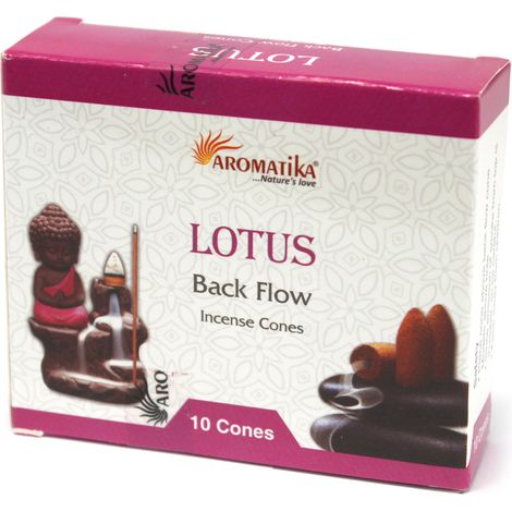 Cônes d'encens à reflux Aromatica - Lotus- Vendu par 1 (1/3)