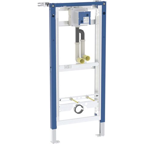 Geberit Duofix Frame for Urinal With Pipe Interrupter 1300mm x 500mm Blue