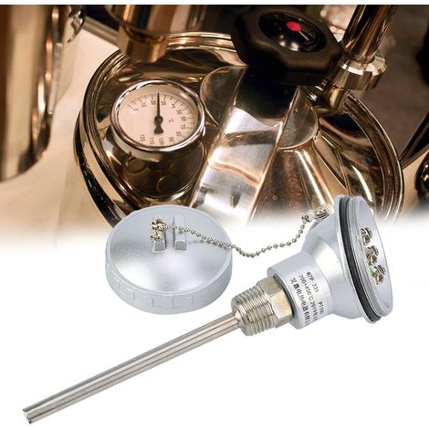 Sonde capteur température RTD PT100 tête terminale thermocouple filetage NPT 1/2 pouce (PT 100 mm) (1/5)