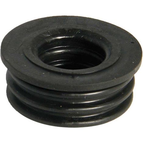 SP11 FloPlast Rubber Boss Adaptor 40mm Push Fit Black 110mm Soil System (1/2)