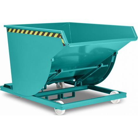 RR Industrietechnik Spänekipper Typ RSK-S-75 1200x1640x1060mm 750dm³ RAL 5018 Türkisblau