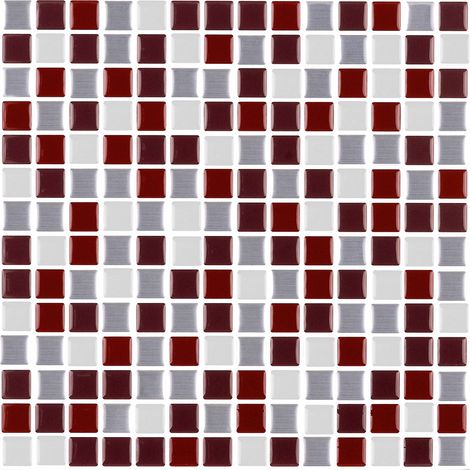 Azulejo adhesivo 3D pasta roja - Deco Styl