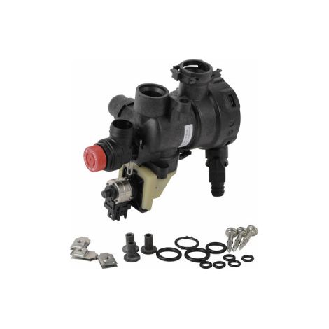 Elm Leblanc – Vanne 3 voies chauffage central – Filetage plomberie 1" – Raccords en laiton – Installation professionnelle recommandée - 87167640460