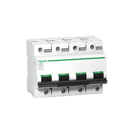 Interruptor magnetotérmico Schneider Electric A9N18372 C120N 4P 80A C 10000A 415V