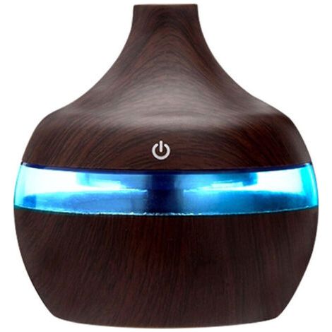 SABIR Humidificateur D'air Huile Essentielles 300ML Humidificateur d'air Ultrasonique Brume Fraîche Arôme Diffuseur de Parfum Electrique avec 7-Couleurs Changeantes SPA Mute pour Bureaux à Domicile (1/5)