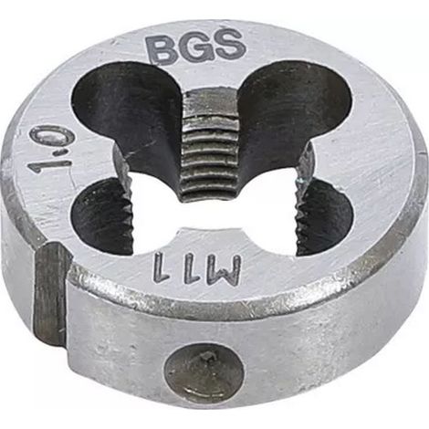 Bgs Technic – Filière M11 x 1.00 – Pas de vis métrique – Ø extérieur 25.4 mm – Épaisseur 9 mm – Pour filetages propres et réparations