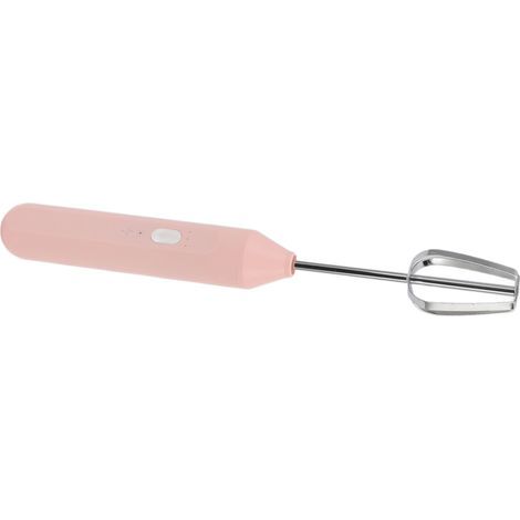 Tragbarer elektrischer Schneebesen, elektrischer Milchaufschäumer, Kaffeemixer, Milchshake-Mixer, Milchaufschäumer, rosa Küchenutensilien (1/5)