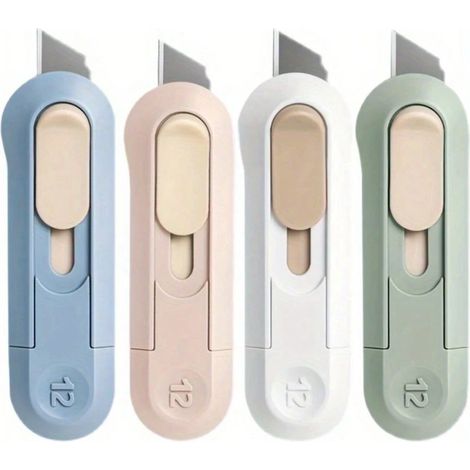 1 mini coupe-enveloppes portable et extensible, idéal pour la maison et le bureau, pratique pour découper enveloppes, cartons, boîtes d'expédition et loisirs créatifs. (1/5)