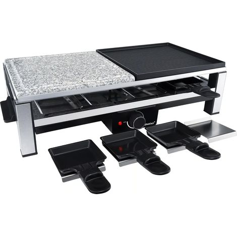 Steba RC 108 aparato de raclette negro 8 personas
