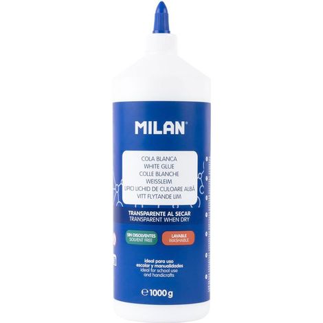 Colle blanche liquide avec bouchon doseur, 1000 g (1/2)