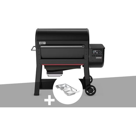 Barbecue à pellets Searwood XL 600 + Kit de fumage - Weber