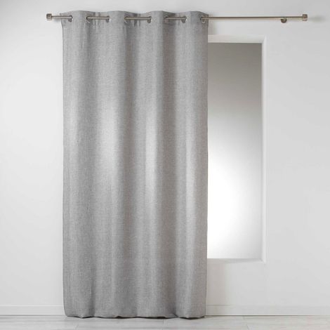 Rideau à Oeillets "Select" 140x260cm Gris (1/2)