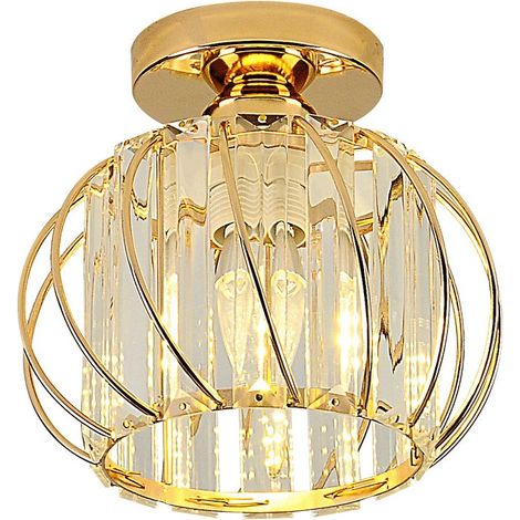 kristallluster-halb-eingelassene-deckenleuchten-kleine-leuchten-fur-flur-esszimmer-wohnzimmer-gold-215239426 (1/5)