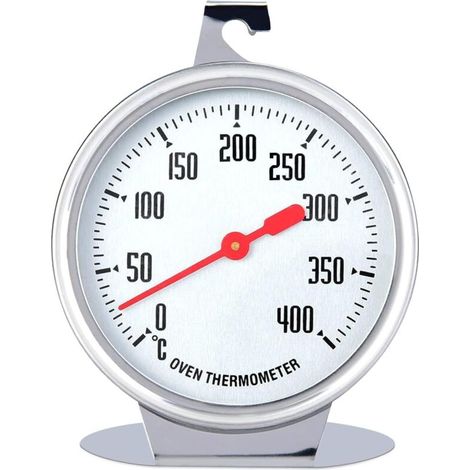 Thermomètre de four, thermomètre de cuisine, thermomètre de four en acier inoxydable, thermomètre de cuisson, thermomètre, thermomètre de four à bois, thermomètre de cuisson au four, thermomètre à 400 (1/3)